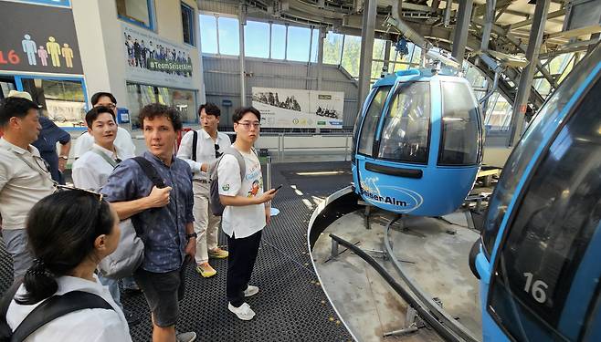 남티롤 자이저 알름(Seiser Alm) 케이블카 승차장 [촬영 이재현]