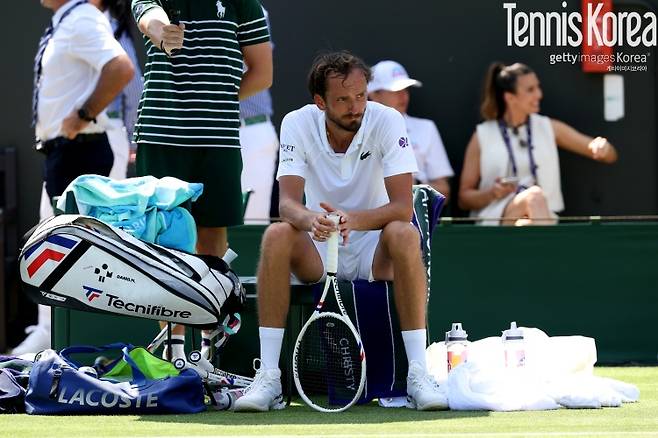 올해 윔블던 1회전 탈락한 메드베데프