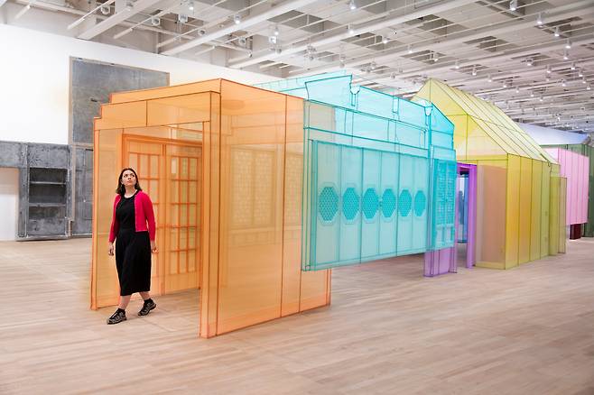 서도호 개인전에 전시된 신작 설치작품 '네스트'(2024). /테이트모던