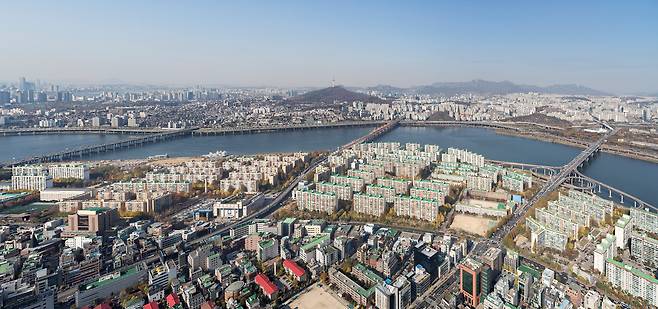 서울 강남구 압구정 현대아파트 전경./현대건설 제공