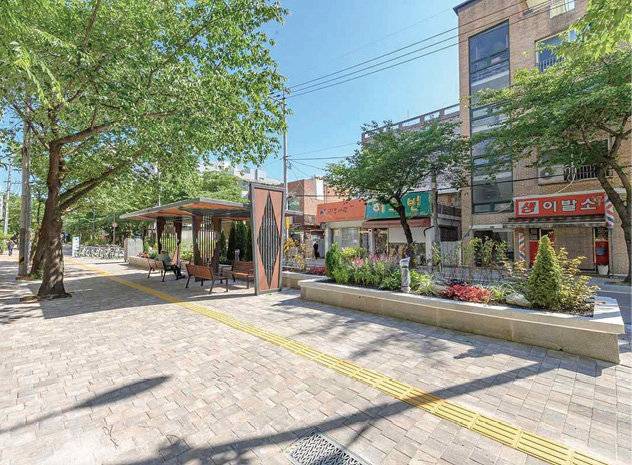 재정비된 신월동 걷고 싶은 거리. 양천구 제공