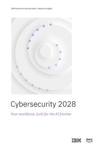 IBM 기업가치연구소 사이버시큐리티 2028 보고서 표지. [사진=IBM 제공]