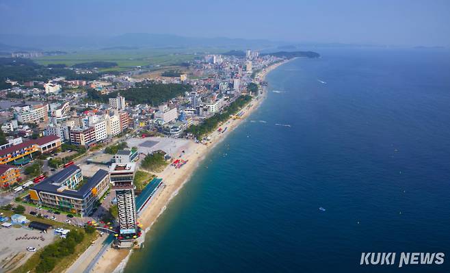 보령 대천해수욕장 전경.
