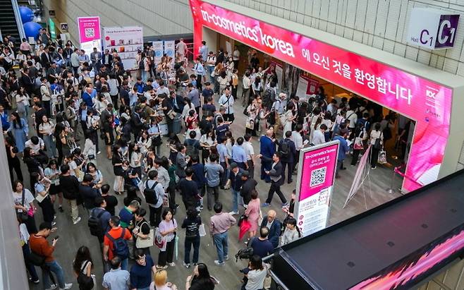 < 지난 2024년 전시회 현장 / 출처 : 인코스메틱스코리아 >
