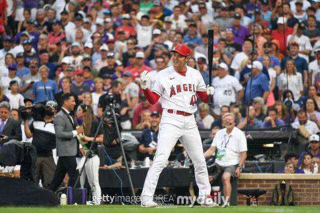 2021년 홈런 더비에 참가한 오타니 쇼헤이./게티이미지코리아