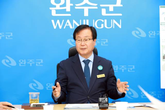 ▲유희태 완주군수 ⓒ완주군