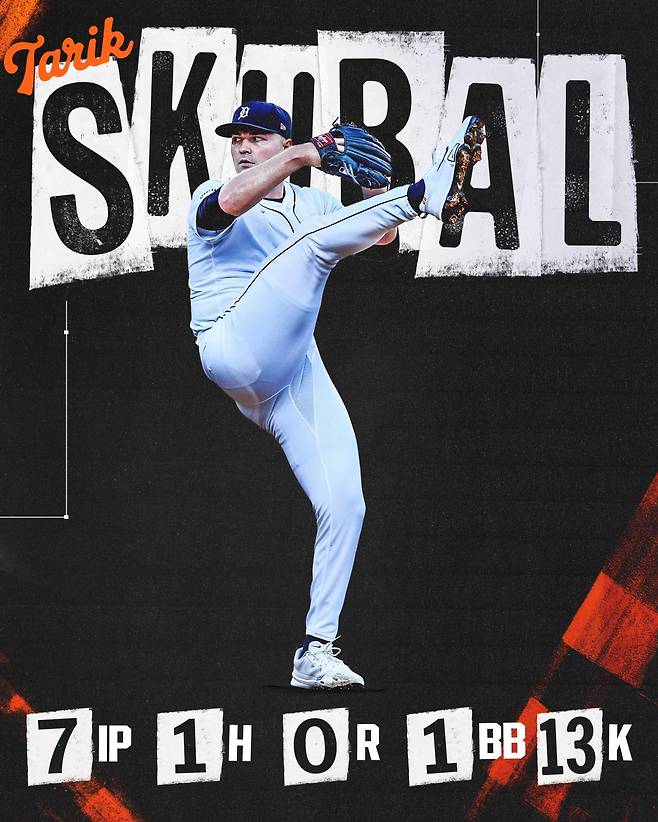 타릭 스쿠발. 사진=메이저리그 공식 SNS