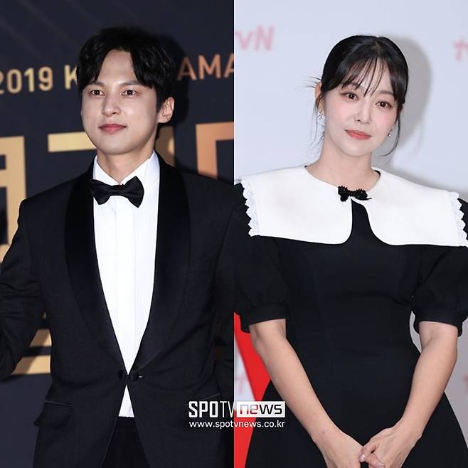 ▲ 윤선우(왼쪽), 김가은. ⓒ곽혜미 기자