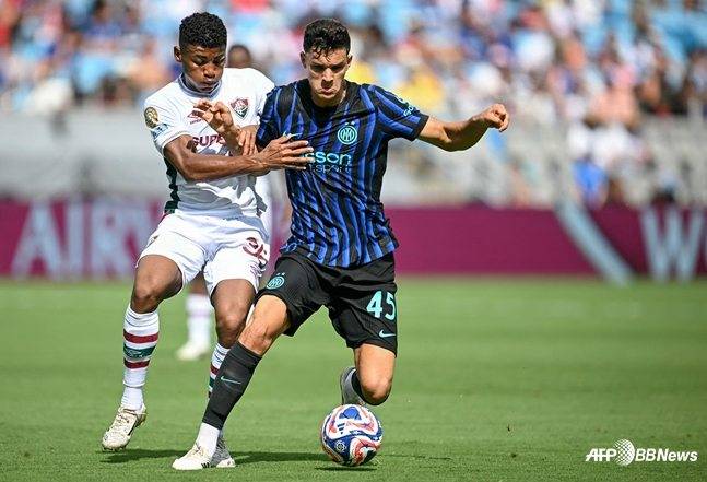 1일 오전 4시(한국시간) 미국 캘리포니아주 샬럿의 뱅크 오브 아메리카 스타디움에서 열린 2025 국제축구연맹(FIFA) 클럽월드컵 16강 경기 중. /AFPBBNews=뉴스1