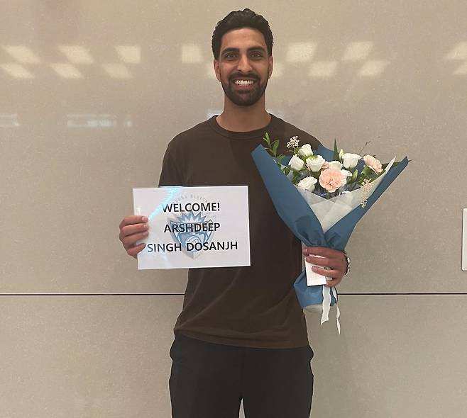 삼성화재의 새 아시아쿼터 선수 알시딥 싱 도산  [삼성화재 배구단 제공. 재판매 및 DB 금지]