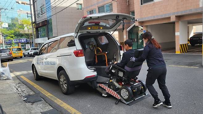 울산 장애인 콜택시 '부르미'. 사진은 기사 내용과 무관. 울산매일 포토뱅크
