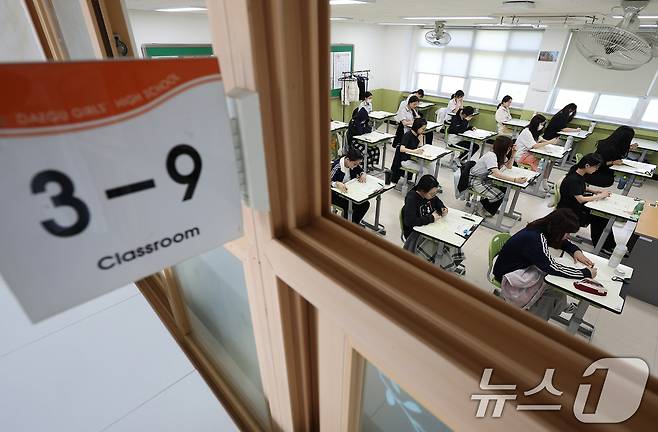 대구의 한 고등학교 교실 모습. 2025.6.4/뉴스1 ⓒ News1 공정식 기자