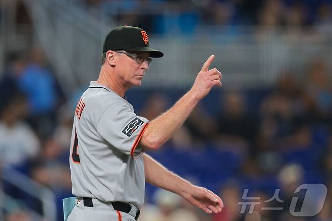 샌프란시스코 자이언츠 밥 멜빈 감독. ⓒ AFP=뉴스1
