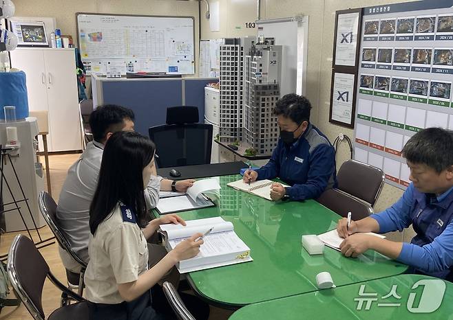 강원특별자치도 소방본부, 소방공사 감리현장 불시 단속.(도소방본부 제공, 재판매 및 DB금지)