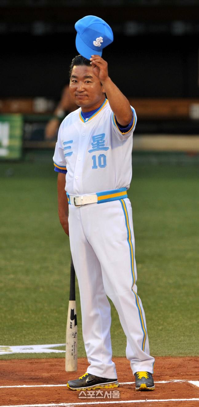 시타자로 나선 故 장효조의 모습. 사진 | 스포츠서울 DB