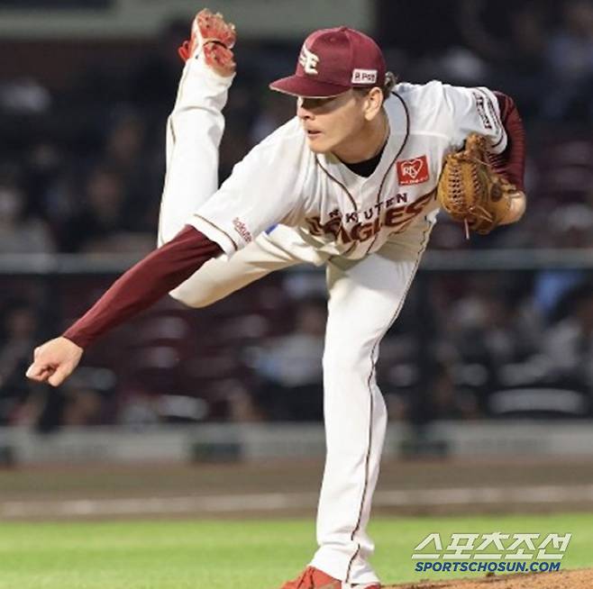 라쿠텐 우완 하워드는 1일 지바 롯데를 상대로 6이닝 무실점 호투를 했다. 데뷔전부터 6경기에서 패 없이 4연승을 기록했다. 사진캡처=라쿠텐 이글스 SNS