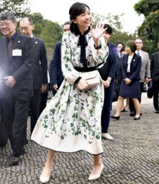 가코 공주(왼쪽)가 지난 8일 브라질을 공식 방문한 모습./조선DB