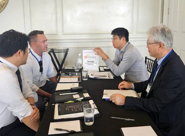 경기도내 자동차 부품 기업 미 조지아주 진출 상단회 /사진제공=경기도