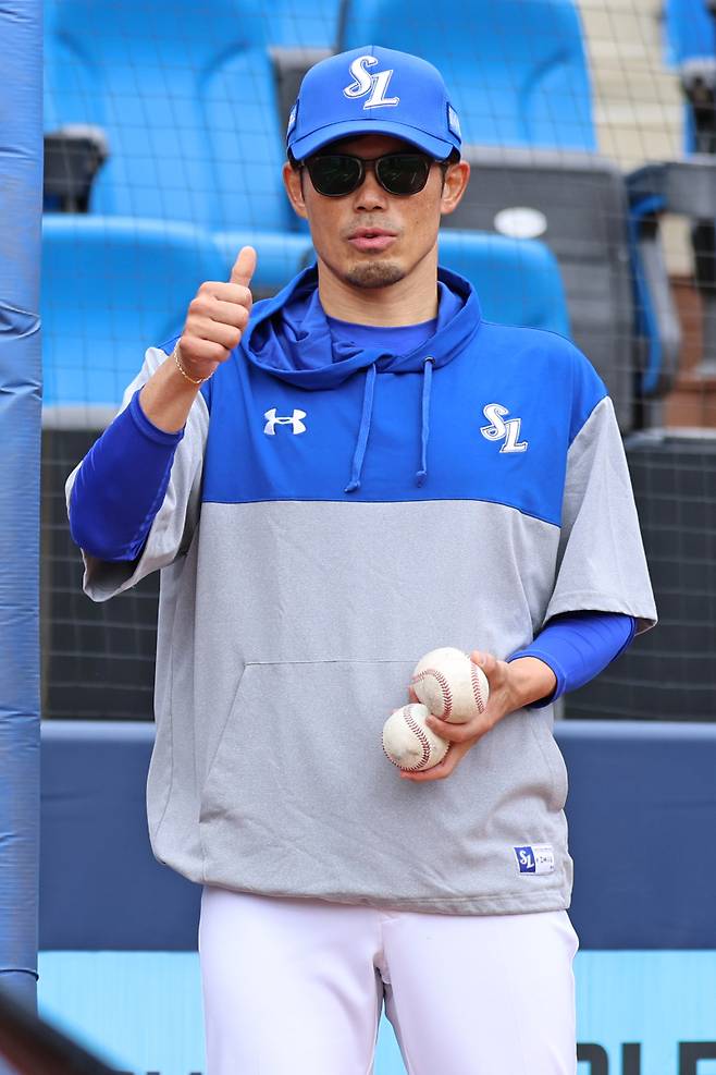 삼성 이마에 코치. 삼성 제공