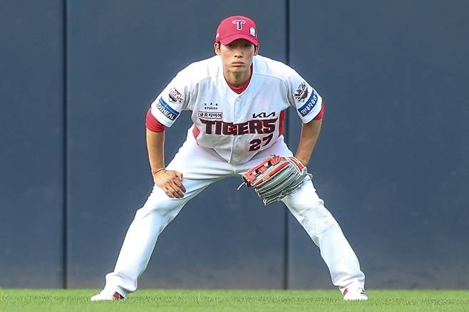 ▲중견 수비를 보는 김호령 [KIA 타이거즈]