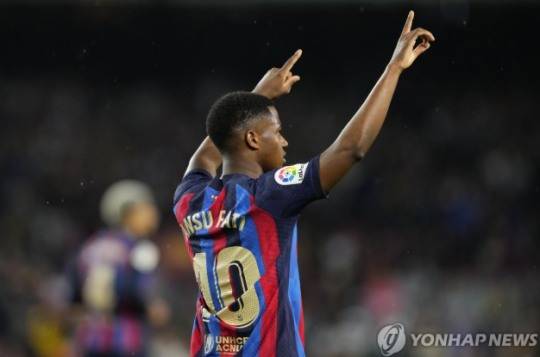 바르셀로나와 재계약 후 AS모나코로 임대 이적한 안수 파티. 사진[EPA=연합뉴스]