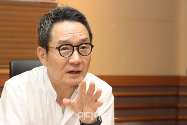 ▲ 지난달 30일 서울 상암동 MBC 사옥에서 미디어오늘과 인터뷰하고 있는 권순표 앵커. 사진=금준경 기자