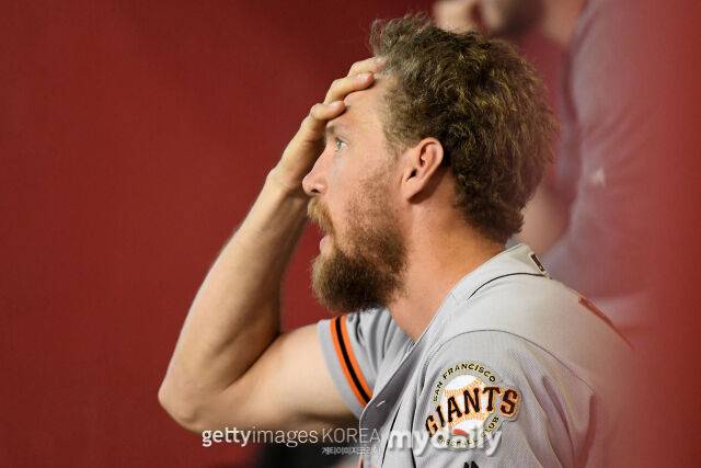 샌프란시스코 자이언츠 시절의 헌터 펜스./게티이미지코리아