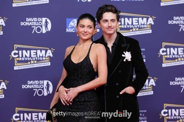 카일리 제너, 티모시 샬라메./게티이미지코리아