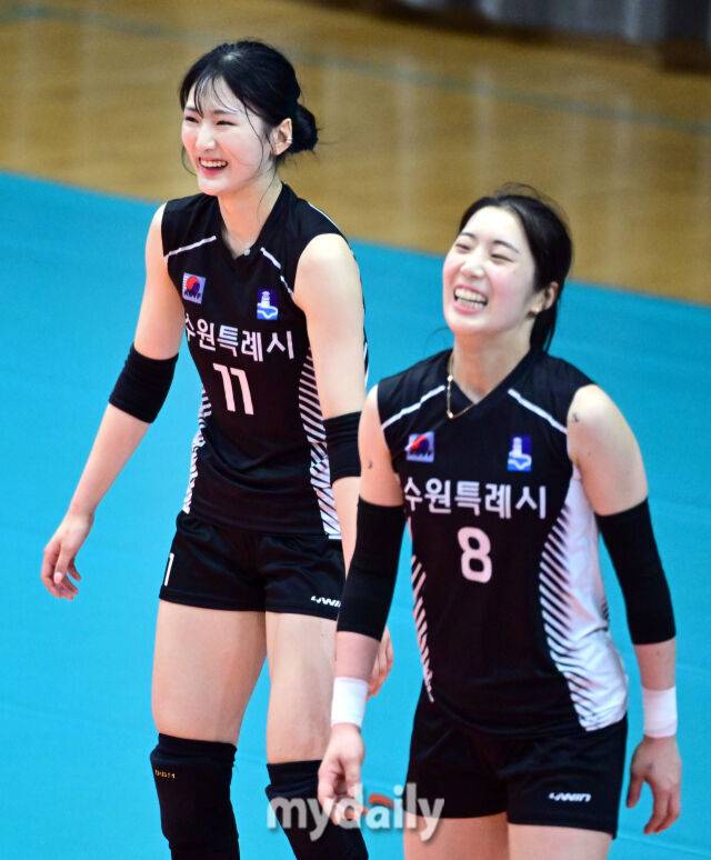 박현주(왼쪽)와 백채림./단양=유진형 기자