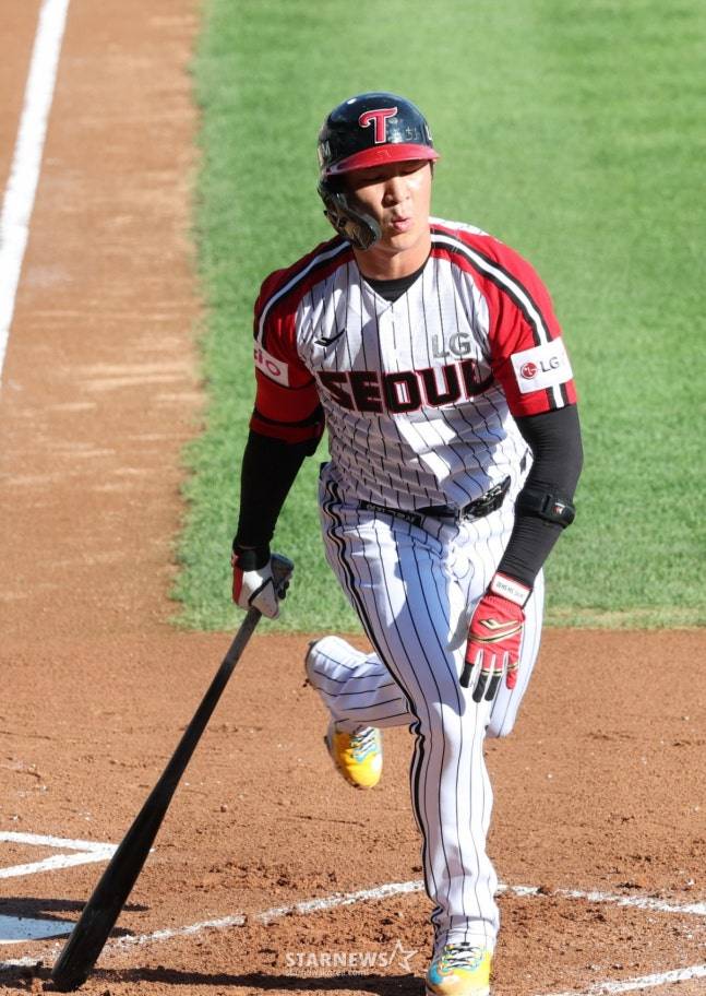 LG 오지환. /사진=김진경 대기자