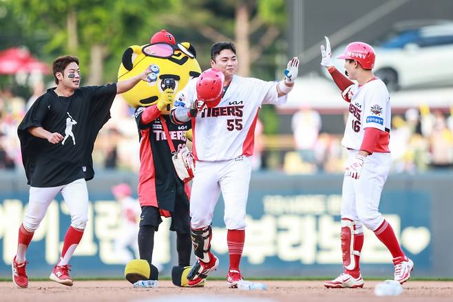 KIA 타이거즈 선수단. /사진=KIA 타이거즈 제공