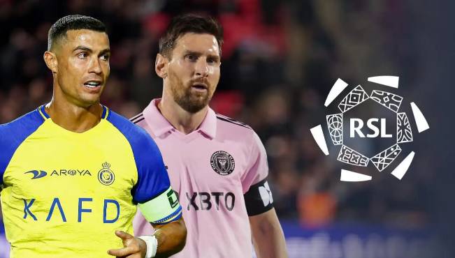 크리스티아누 호날두(왼쪽)와 리오넬 메시. /사진=영국 팀토크 갈무리