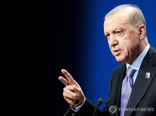 레제프 타이이프 에르도안 튀르키예 대통령 [AFP 연합뉴스 자료사진. 재판매 및 DB 금지]