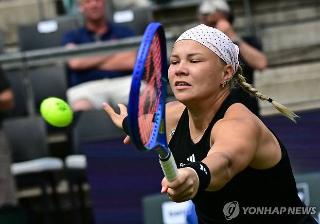 평소 두건이 트레이드 마크인 슈나이더 [AFP=연합뉴스]