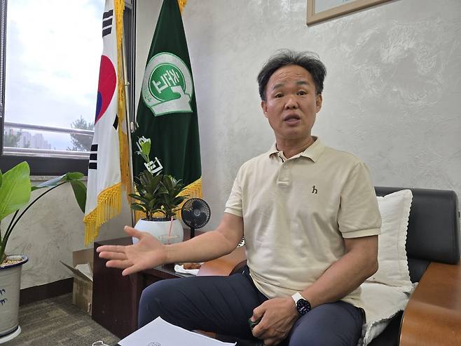 이상철 춘천고 교장 [촬영 이상학]