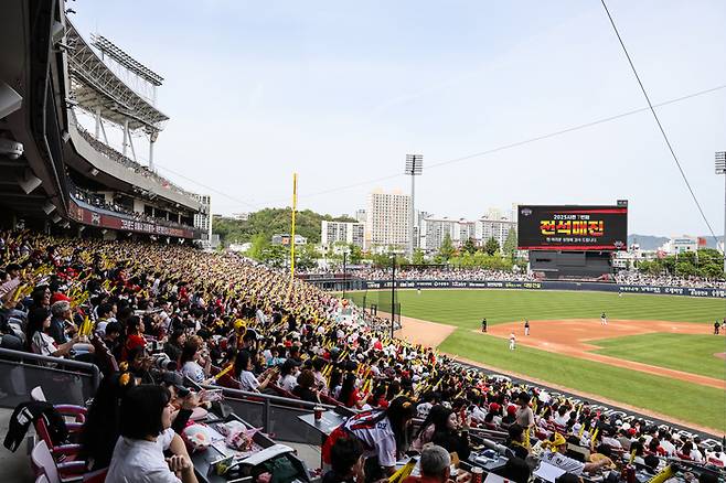 매진된 광주-기아 챔피언스 필드 전경. 사진 | KIA 타이거즈