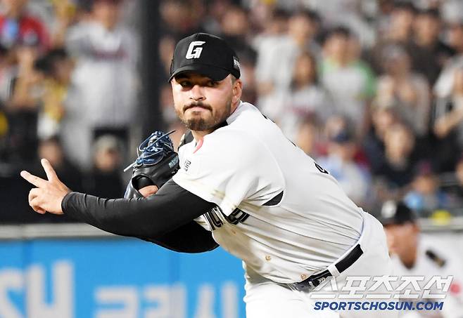 6월 전경기 승리 롯데 에이스 감보아가 엘롯라시코 데뷔전에서 158km 강속구를 앞세워 승리했다. 부산=박재만 기자 pjm@sportschosun.com