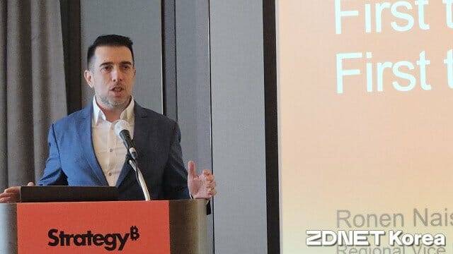 스트래티지 아태지역 총괄 로넨 나이슈타인 부사장 (사진=한정호 기자)