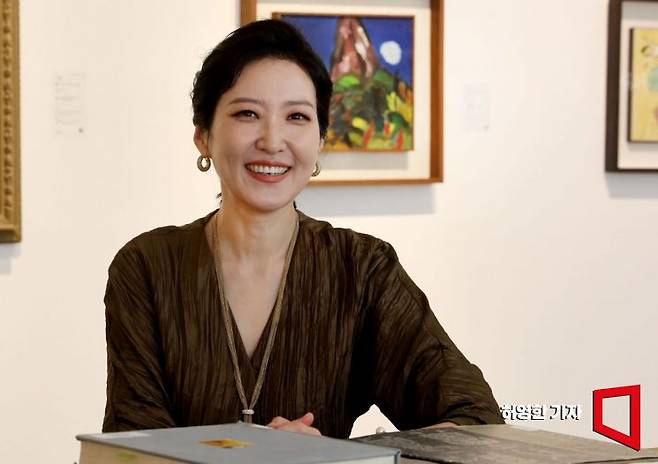 케이옥션 수석 경매사 손이천 이사가 서울 강남구 케이옥션 전시장에서 아시아경제와 인터뷰하고 있다. 허영한 기자