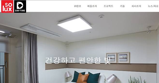 소룩스 홈페이지 캡처