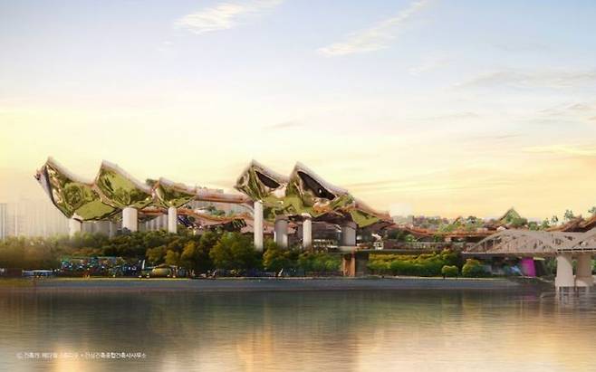 노들섬 공중정원 투시도.ⓒ서울시