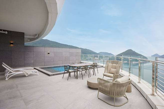 쏠비치 남해 호텔 프레지덴셜 스위트. 소노인터내셔널 제공