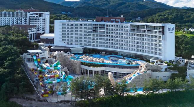 지난 1일 리뉴얼 오픈한 스플라스 스파&워터파크 호반호텔앤리조트 제공