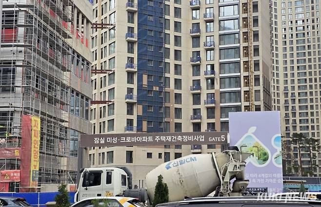 송파구의 한 신축아파트 전경. 곽경근 기자