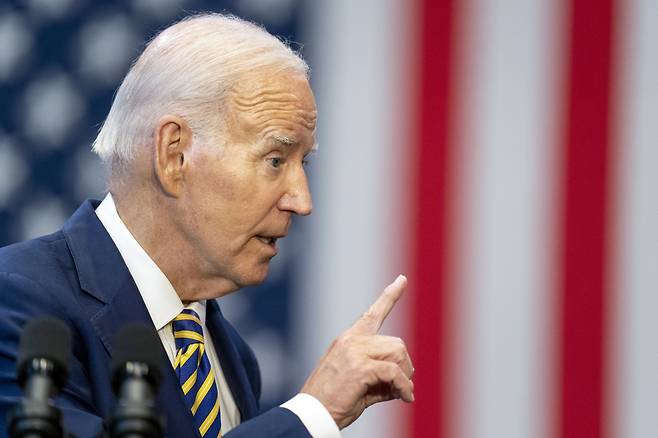 조 바이든 미국 전 대통령. AP뉴시스