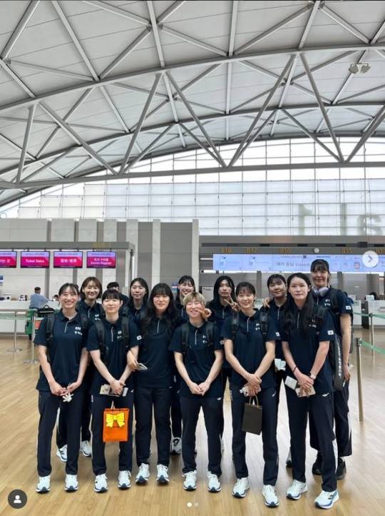 존스컵에 출전한 여자 농구대표팀. 사진[연합뉴스]