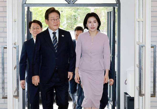 이재명 대통령과 김혜경 여사. 연합뉴스