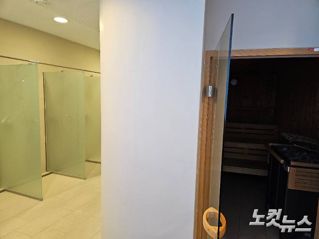 비엔나의 청년 기숙사. 사우나(오른쪽)와 샤워시설. 권민철 기자