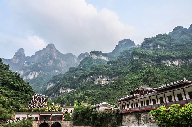 톈먼산(天門山) 입구 [사진/백승렬 기자]
