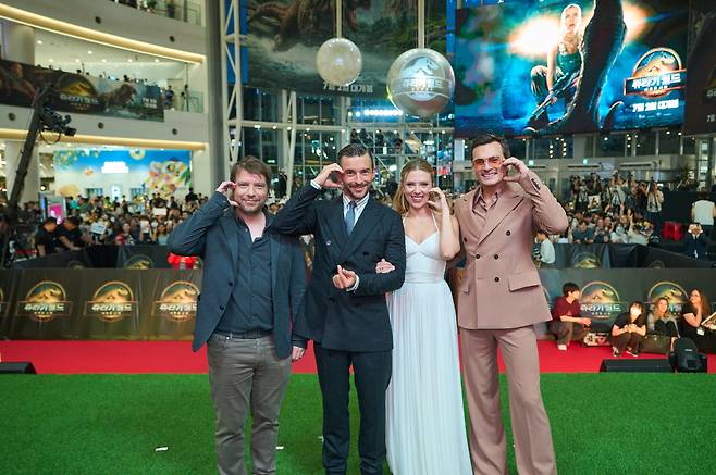 '쥬라기 월드: 새로운 시작' 배우들 /유니버설 픽처스 제공